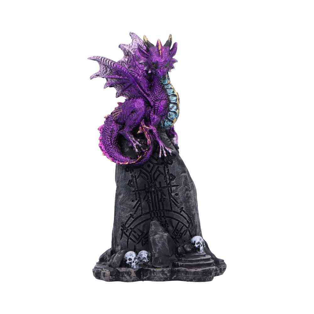 Nemesis Now - Amethyst Rune Protector 12cm Figurine - Dragon - Multicolours
